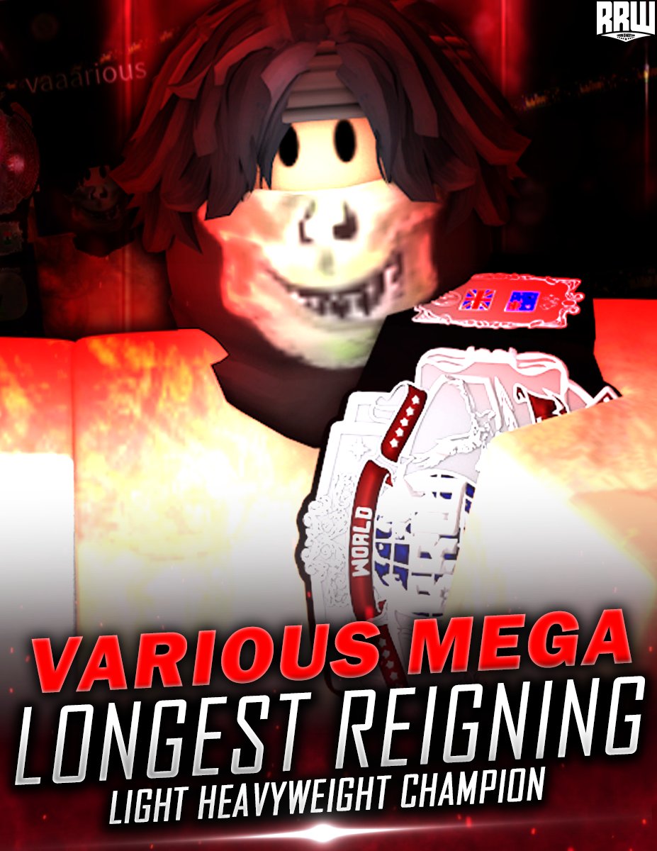 LONGEST REIGNING! 🤯

We would like to congratulate Light Heavyweight Champion <a href="/insrtd/">chris</a> on officially becoming the LONGEST REIGNING LHC in HISTORY! 👏

Can he continue his reign come THIS SUNDAY?!