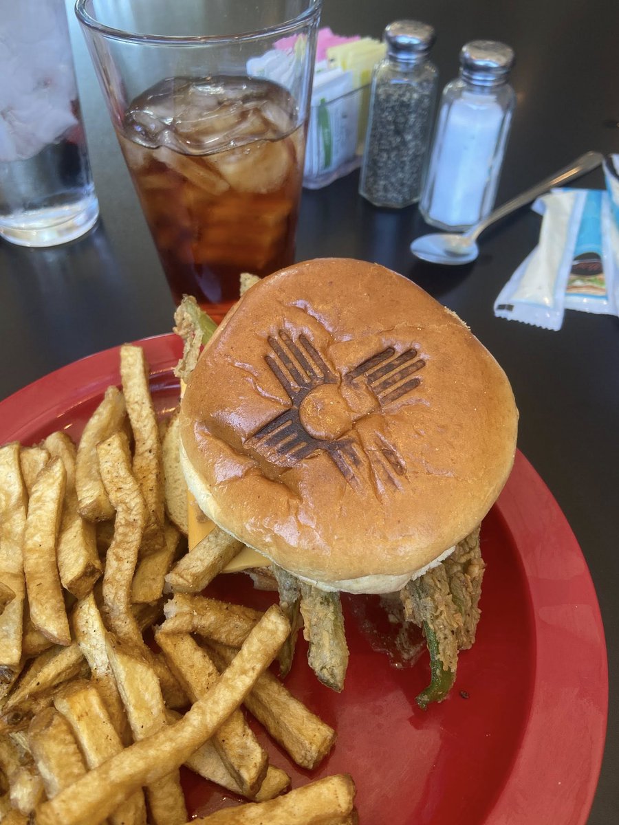 exp_leader's tweet photo. Stumbled on greatness in Capitan, NM.

I wasn’t looking for an award-winning green chile cheeseburger… but I definitely found one at OSO Grill

📍Capitan, you’re hiding serious flavor.

#OSOGrill #GreenChileCheeseburger #NewMexicoEats  #CapitanNM  #SouthwestEats #NMFoodAdventure https://t.co/y5sBn3n1BW