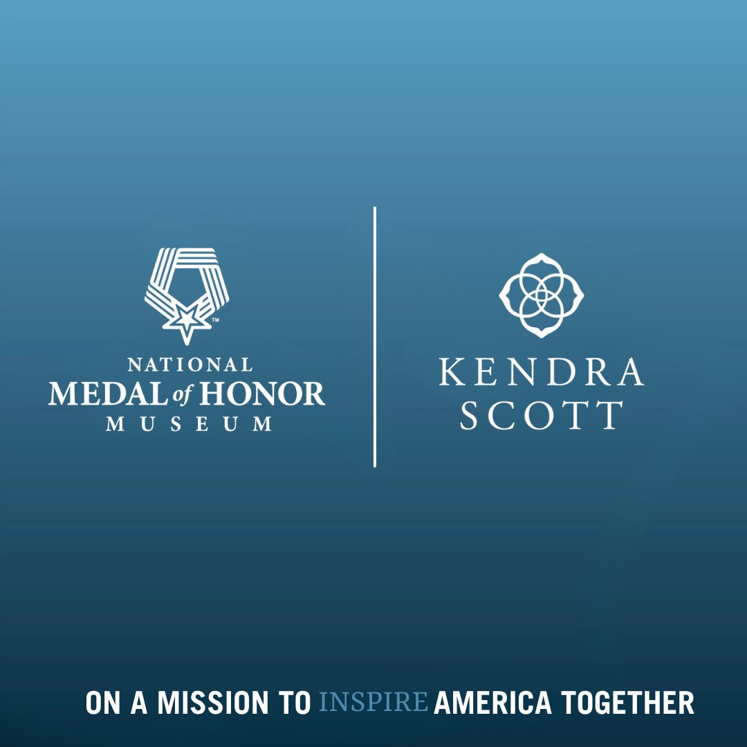 The National Medal of Honor Museum is proud to partner with <a href="/KendraScott/">kendrascott</a> in preserving and amplifying the legacies of our nation's #MedalofHonor Recipients. Together, we are on a Mission to Inspire America!