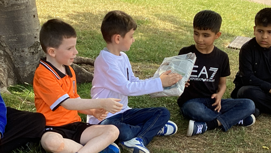 Y1 has had a fantastic afternoon at our EID picnic. We played pass-the-parcel and shared delicious food Thank you to everyone that sent in food and helped make today so special for the children. #TeamBVCS