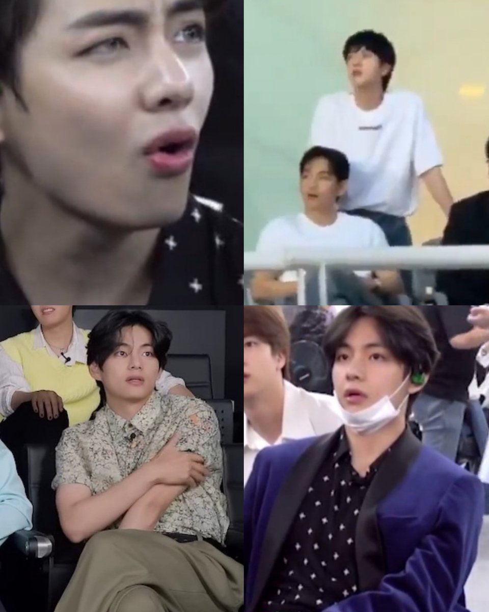 Taehyung everytime he sees Jungkook on screen 
🐻: 😥😰😨