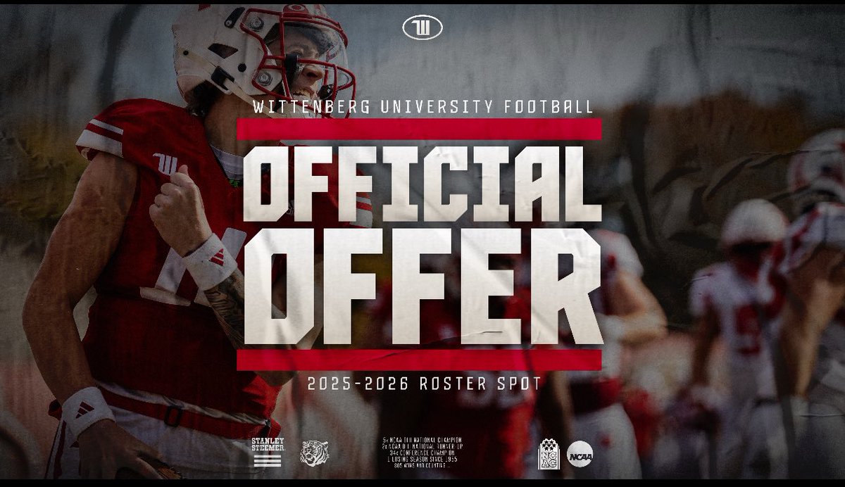 Kenny Davis (@kennydavis1234) on Twitter photo I am excited to announce that I have recieved my first offer to play college football at Wittenberg University! Thankyou <a href="/CoachSBrowning/">Coach Scott Browning</a> for the opportunity!
<a href="/CoachJunko_USC/">Mike Junko</a> <a href="/timrobbinsusc/">Tim Robbins</a> <a href="/WPIAL_Insider/">WPIAL Insider</a> I am excited to announce that I have recieved my first offer to play college football at Wittenberg University! Thankyou <a href="/CoachSBrowning/">Coach Scott Browning</a> for the opportunity!
<a href="/CoachJunko_USC/">Mike Junko</a> <a href="/timrobbinsusc/">Tim Robbins</a> <a href="/WPIAL_Insider/">WPIAL Insider</a>