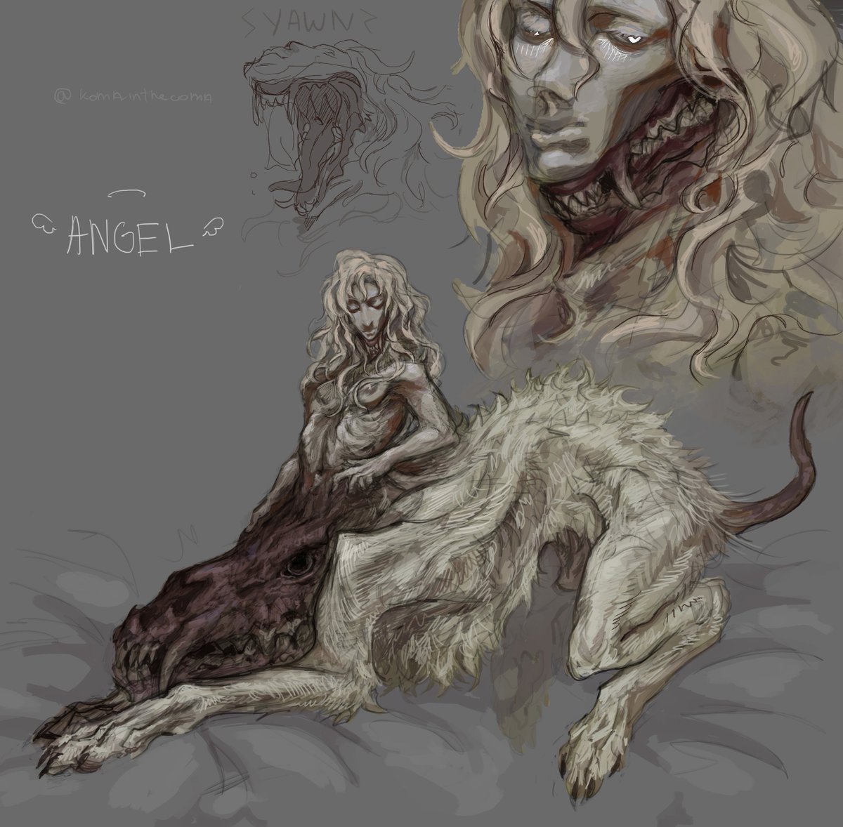 #creaturedesign #characterdesign #komainthecoma

my flesh doggies