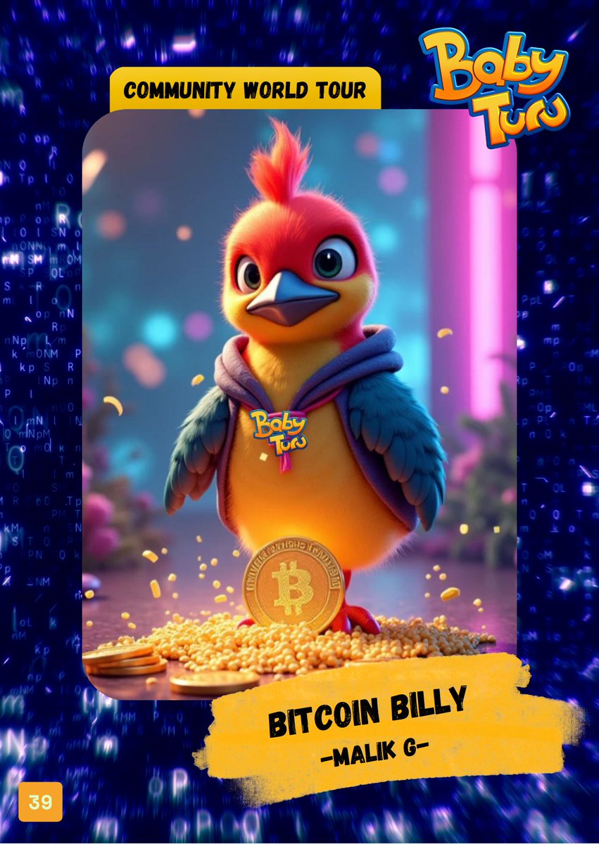 TuruGlobal πππ (@turuglobal) on Twitter photo There are now 76 out of 100 <a href="/BabyTuruNFT/">Baby Turu NFT $BBT</a> #CWT NFTs minted. And Bitcoin Billy is one of them.. 24 to go for the mint out of the first series..
In the coming days we will airdrop 10 $BIGM <a href="/BigMoneySaga/">Big Money: COTI Crush Saga</a> tokens to the #NFT holders on $COTI
#STAYCOTI There are now 76 out of 100 <a href="/BabyTuruNFT/">Baby Turu NFT $BBT</a> #CWT NFTs minted. And Bitcoin Billy is one of them.. 24 to go for the mint out of the first series..
In the coming days we will airdrop 10 $BIGM <a href="/BigMoneySaga/">Big Money: COTI Crush Saga</a> tokens to the #NFT holders on $COTI
#STAYCOTI
