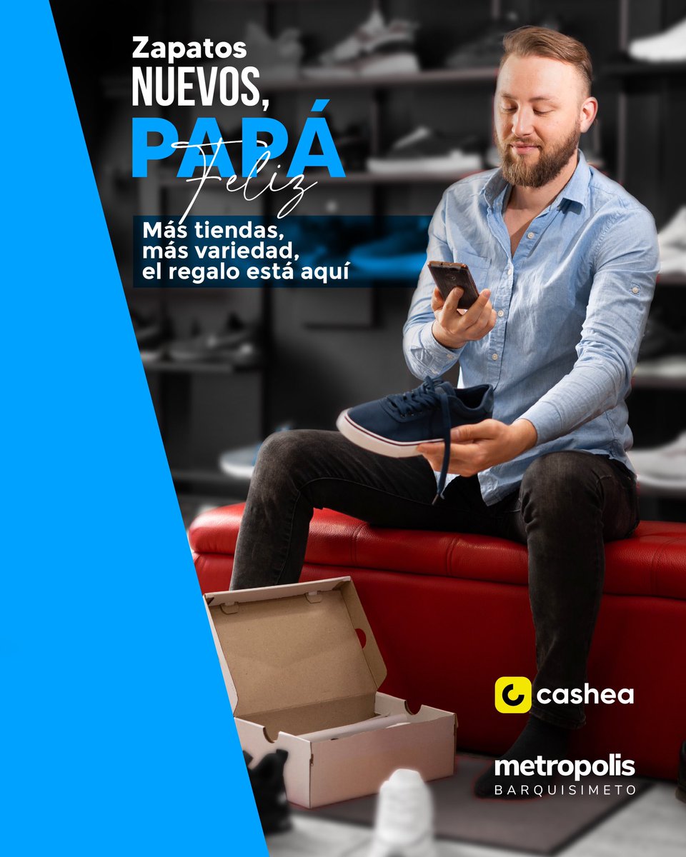 En Metropolis Barquisimeto sabemos que papá se merece lo mejor.😎👨🏻

Visita nuestras tiendas y descubre la amplia variedad de calzado para que encuentre su estilo ideal. 

¡Más opciones, más facilidad para encontrar el regalo perfecto!

#metropolisbarquisimeto #mesdelpadre