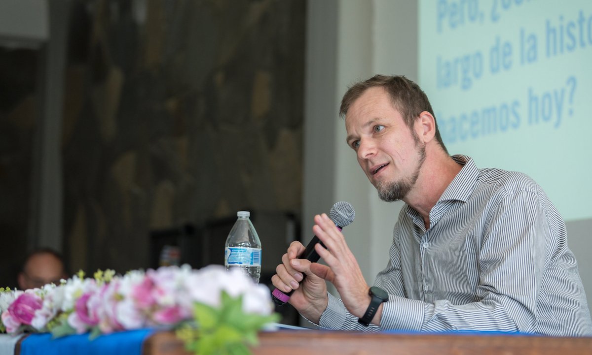 🇦🇷 Global South World ranked the top 100 most influential journalists on TikTok in Latin America. Coming in at number 14 was Rev. Eugenio Albrecht from Argentina: oikoumene.org/news/argentini…

📷Albin Hillert/LWF