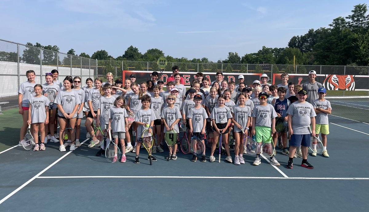 LPawTennis's tweet image. Great week of tennis camp! So fun having all the campers and thank you HS Coaches for all your help! @LABTigers @Loveland_AsstAD @LHSTigerAD