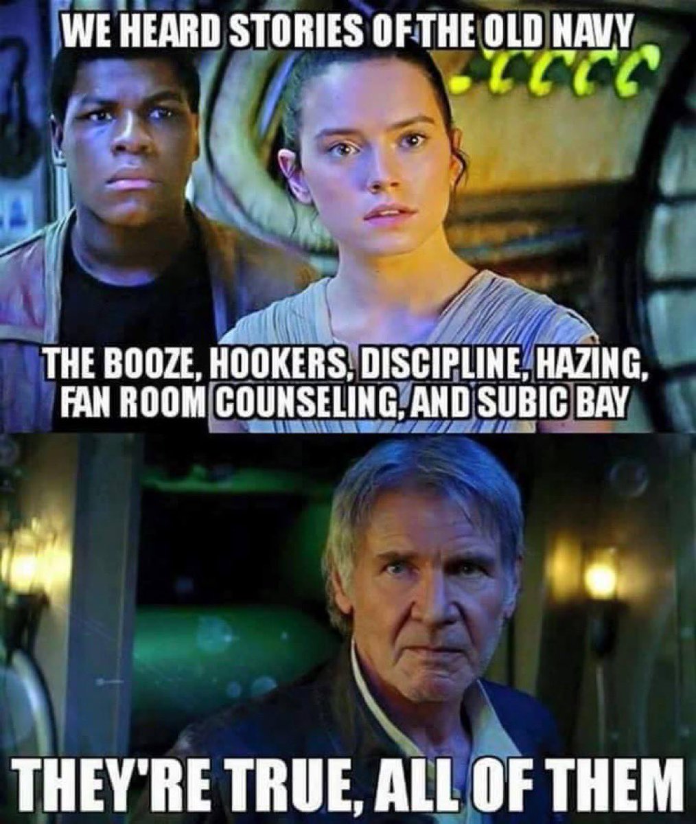This on goes out to all you Navy folks. The younger generation has no idea!😂
