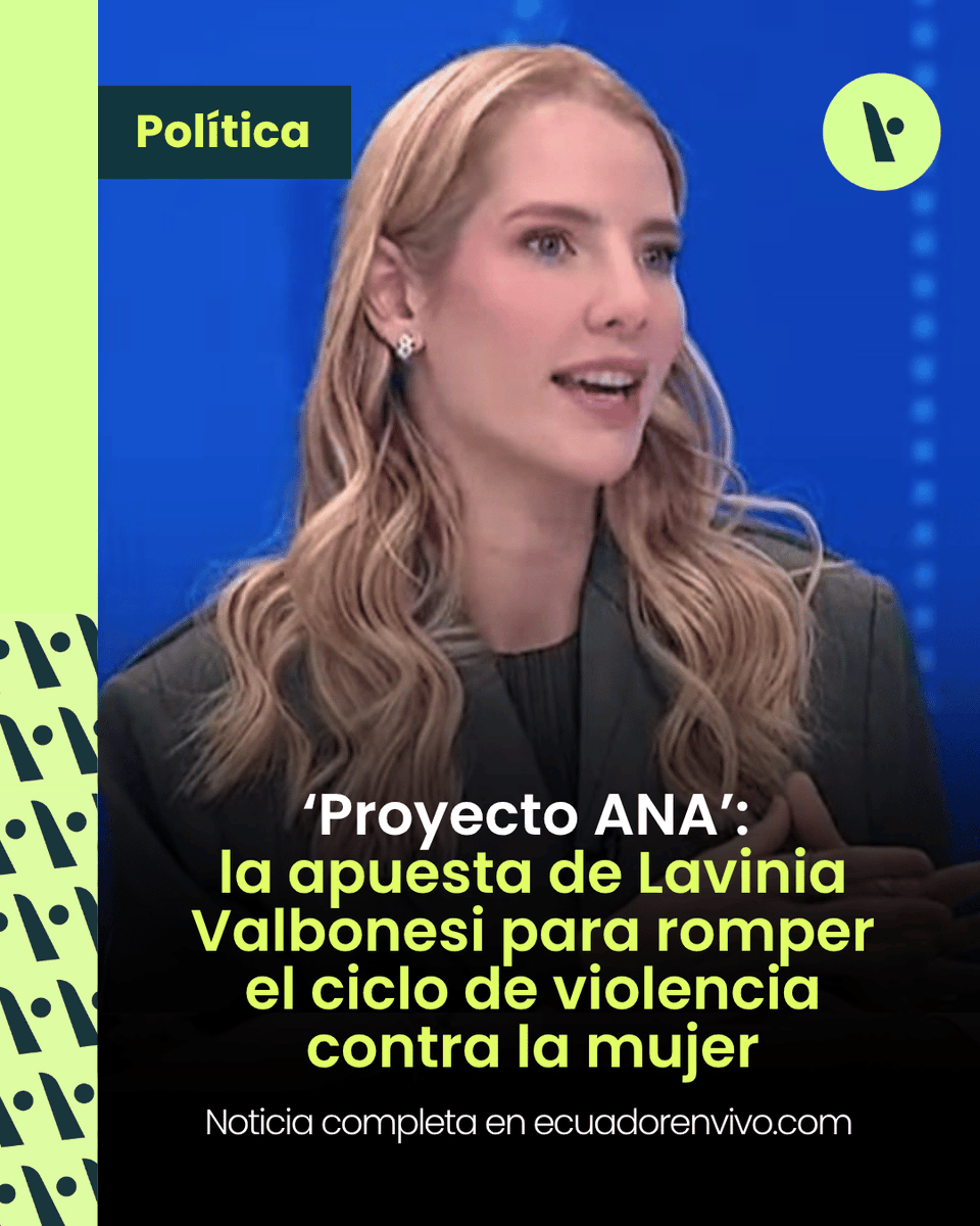 ecuadorenvivo's tweet photo. Lavinia Valbonesi apuesta por transformar vidas con el Proyecto ANA 👩🦰✨. Busca romper ciclos de violencia y pobreza capacitando a un millón de mujeres hasta 2030.
👉 Conoce su historia y objetivos aquí:
https://t.co/m1awioDrkm
#ProyectoANA #LaviniaValbonesi #EcuadorEnVivo https://t.co/ArTmfgON1K