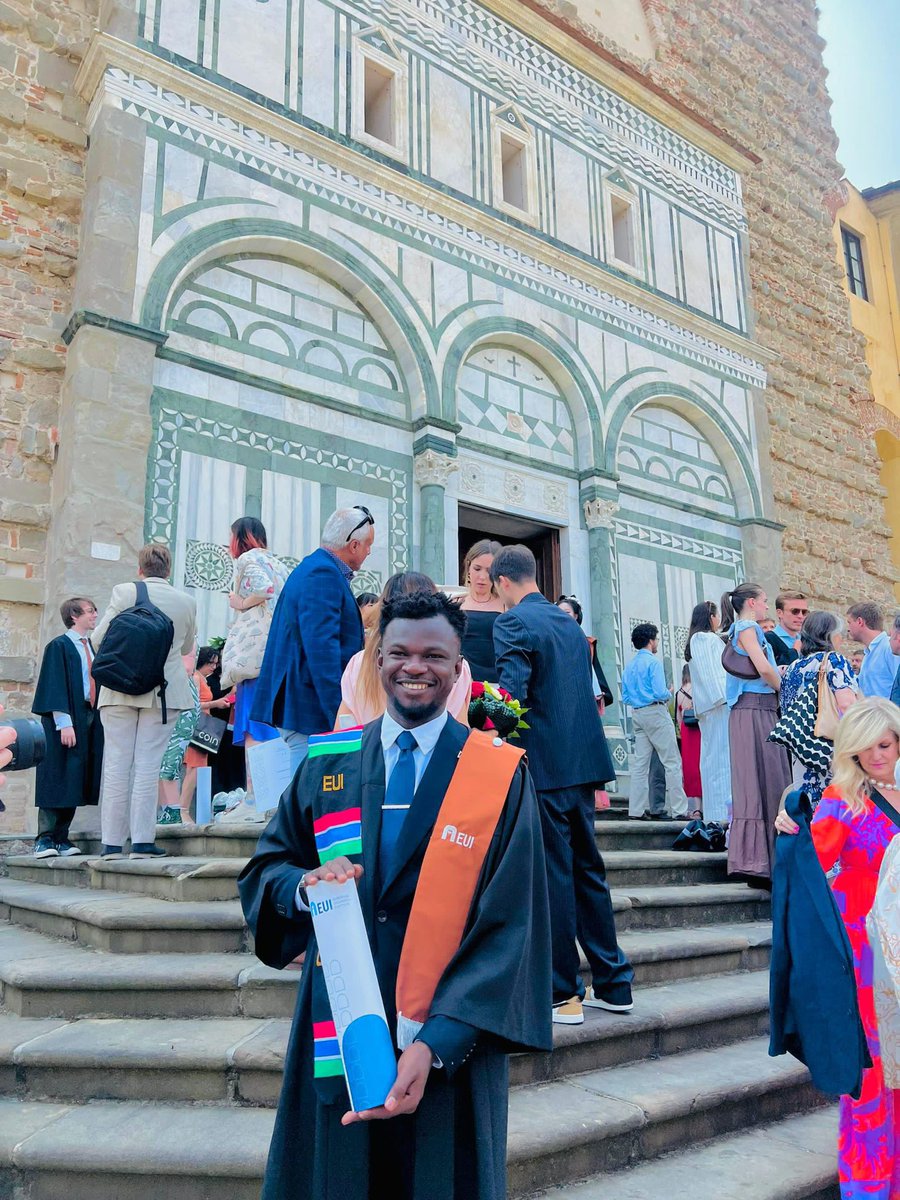 Fact Check Center - The Gambia (@factcheck_gm) on Twitter photo Congratulations to <a href="/OmarSaibo/">Omar Camara🇬🇲</a>, Co-Founder of Fact Check Center The Gambia, on earning his Master’s in Transnational Governance from the <a href="/EUI_EU/">European University Institute</a>. A proud milestone that strengthens the fight against disinformation. 👏🏾
#Governance #EUI #Gambia Congratulations to <a href="/OmarSaibo/">Omar Camara🇬🇲</a>, Co-Founder of Fact Check Center The Gambia, on earning his Master’s in Transnational Governance from the <a href="/EUI_EU/">European University Institute</a>. A proud milestone that strengthens the fight against disinformation. 👏🏾
#Governance #EUI #Gambia