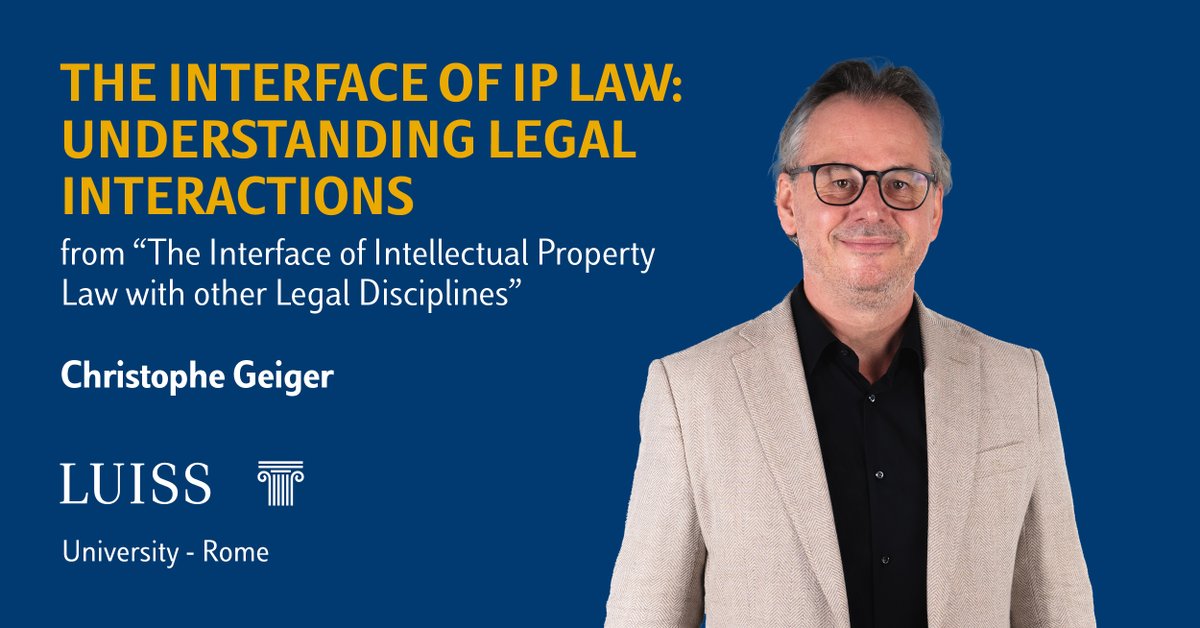 How does intellectual property law interact with other legal fields? In his new book, The Interface of IP Law, Luiss Professor Christophe Geiger explores the legal, practical and systemic links that influence the development of IP law.