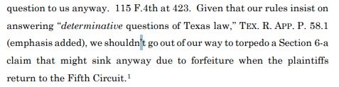 Tyler Talbert (@tylertalbert) on Twitter photo Loving the breezy phrasing and use of contractions in a #SCOTX dissent today. Loving the breezy phrasing and use of contractions in a #SCOTX dissent today.