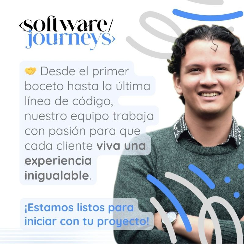 SoftwJourneys's tweet photo. #desarrollodesoftware  #innovacióntecnológica  #transformacióndigital #programacion  #solucionesti  #equipodedesarrolladores  #tecnologíaconpropósito  #innovacióndigital  #solucionesempresariales #desarrolloweb https://t.co/BQwgiaAovi