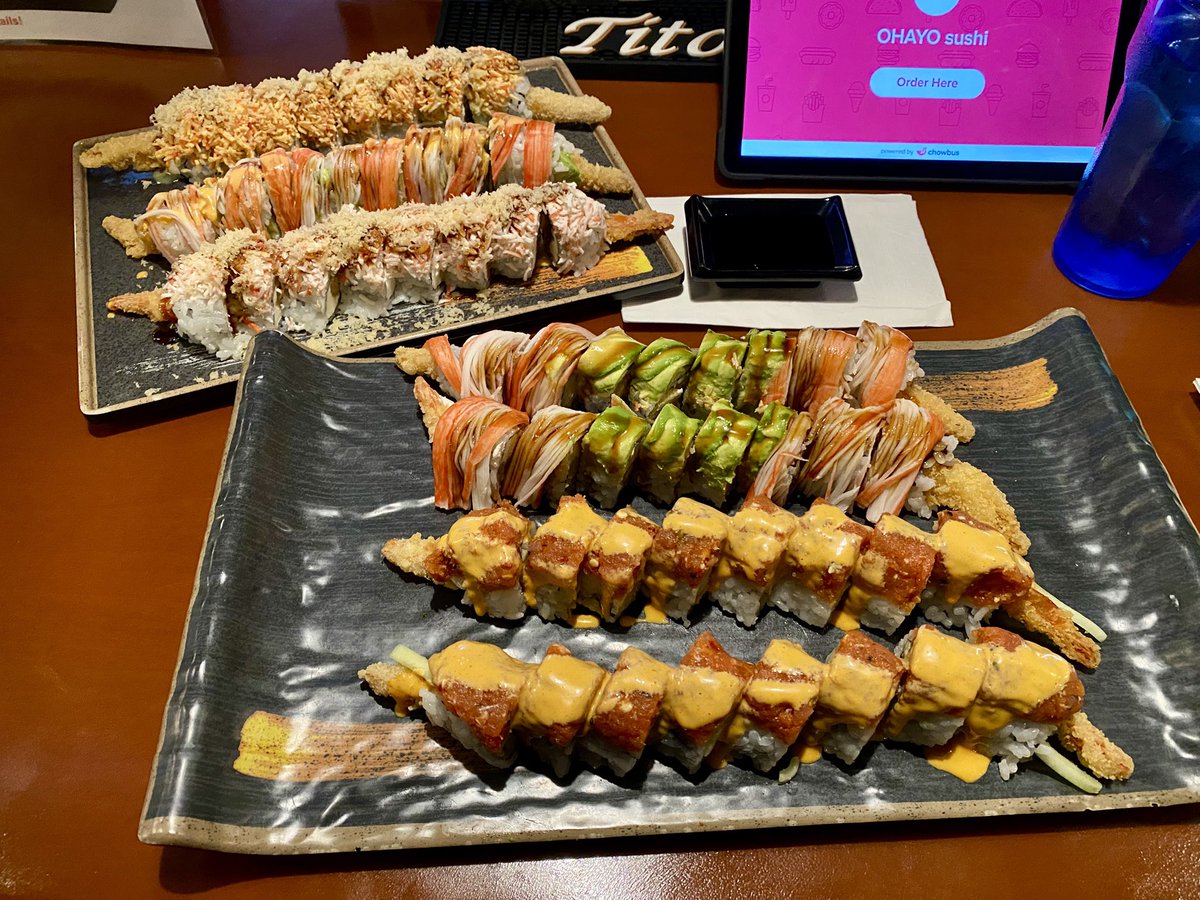 Sushi 🍣 Friday’s #OhayoSushi , this is how we Roll !!!