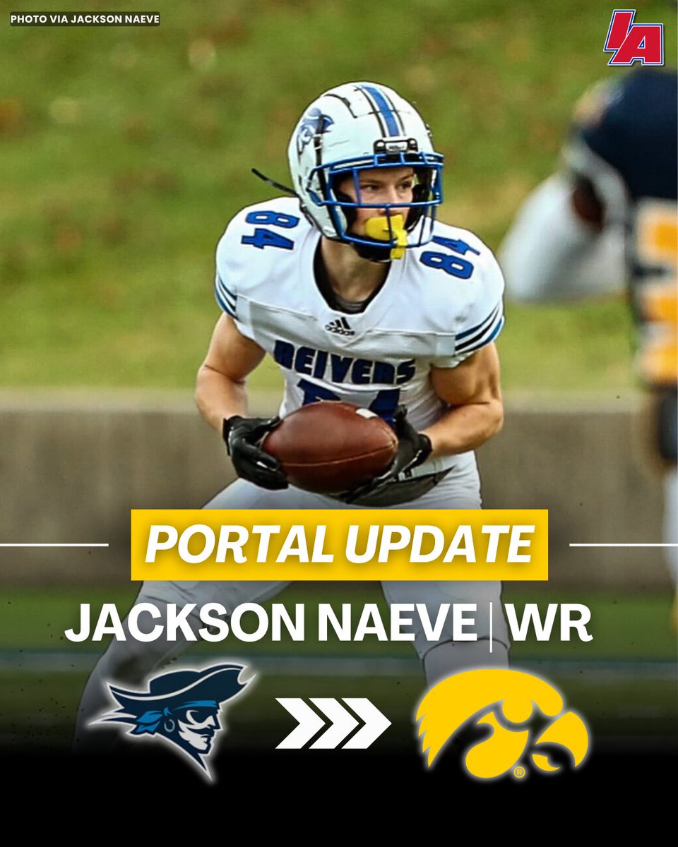 IAfootball (@iafootball_) on Twitter photo A Regal is coming home! 🏠
Jackson Naeve, a Regina '24 grad, has announced he's committed to Iowa.
His senior year with Regina:
🏈 47 REC
🏈 344 YDS
🏈 8 TDs
#IAfootball X #iahsfb A Regal is coming home! 🏠
Jackson Naeve, a Regina '24 grad, has announced he's committed to Iowa.
His senior year with Regina:
🏈 47 REC
🏈 344 YDS
🏈 8 TDs
#IAfootball X #iahsfb