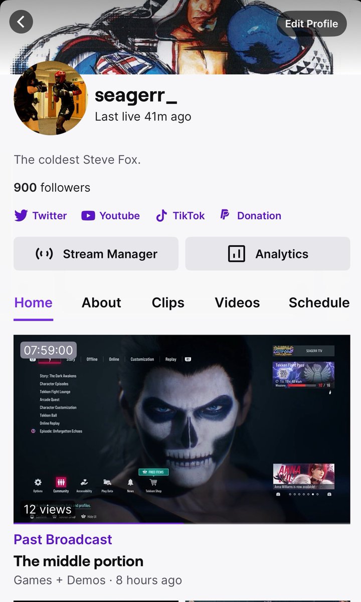 900 in the bag. Thank you for the support ❤️ today was a big stream. Vibes were high and we hit this milestone. 

One step closer to 1K. Broken mic and a PS5 never let me down!