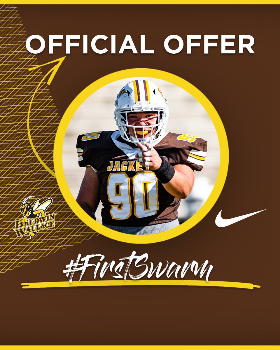 I am so honored to be apart of the #firstswarm. Thanks to <a href="/CoachHilvert/">Jim Hilvert</a>, <a href="/CoachBMiller17/">Brenton Miller</a>, and <a href="/BWFootball_/">Baldwin Wallace Football</a> for the opportunity to play college football!  <a href="/NDCL_Football/">NDCL Football</a> <a href="/griffin_andre/">Coach Andre Griffin</a>