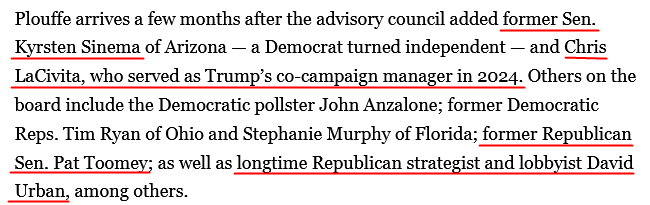 <a href="/politico/">POLITICO</a> Just goes to show that the unifying vision of all politicians and strategists is "Make Money".
Governing is just a hobby, cashing in is their *real* job.