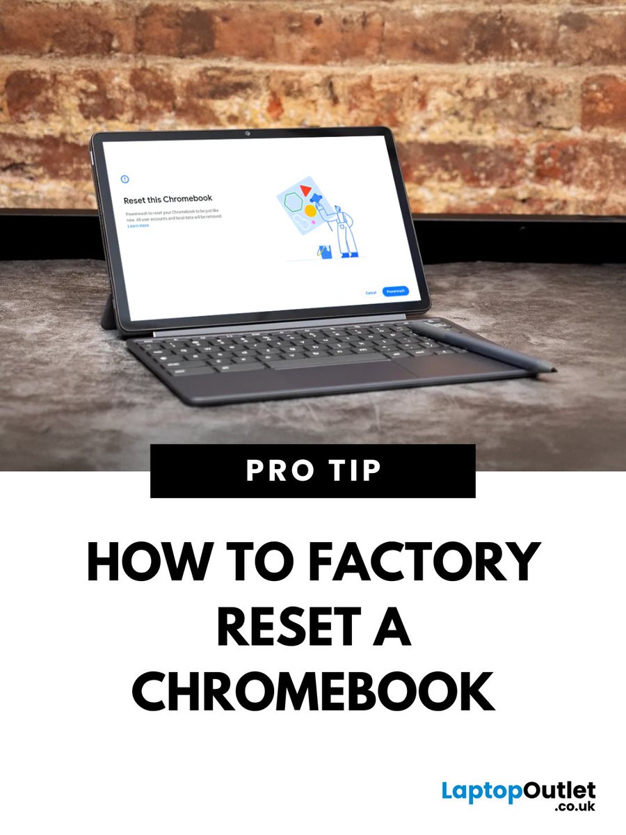 laptopoutletltd's tweet image. Factory reset your Chromebook in just a few steps 🔄💻
Perfect for selling, fixing, or starting fresh.
👉 Read more: laptopoutlet.co.uk/blog/factory-r…

#ChromebookHelp #LaptopOutlet #TechTips #ResetHowTo