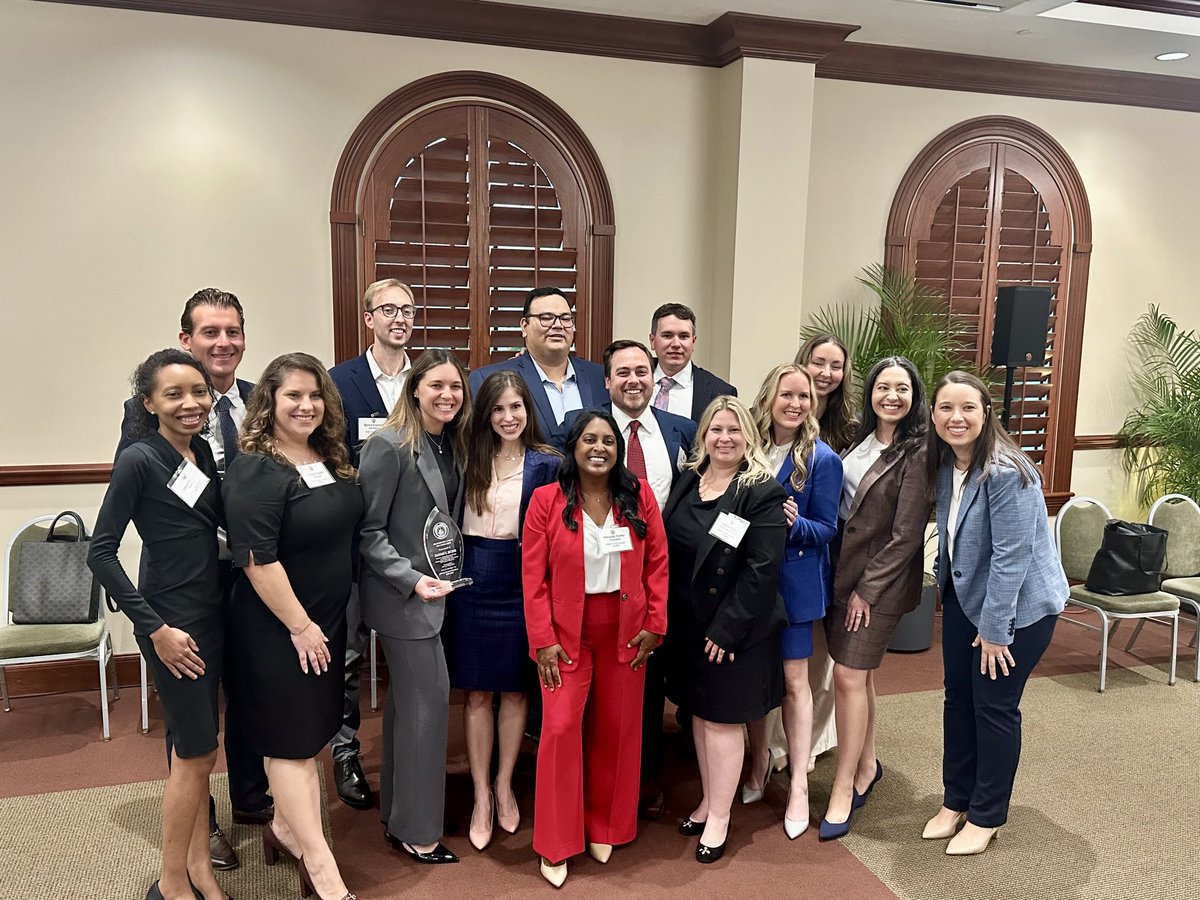 HCBATampaBay's tweet photo. Congratulations to Matthew Hall on being installed as the HCBA’s new president for the 2025-26 Bar year last night at the Ferguson Law Center In Tampa. Great night celebrating with Tampa’s legal community and the newly installed board @bradleylegal⁩ ⁦@13thCourtFL⁩ ⁦ https://t.co/FaBszmD1Q9