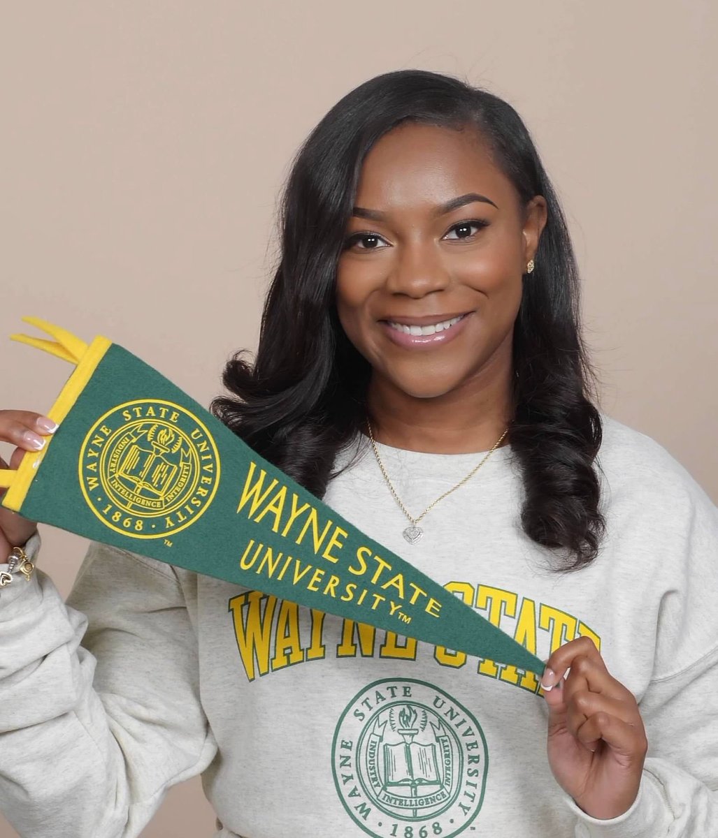 "PhD Student | First-Generation Scholar | Full-Tuition Graduate Professional Scholarship Recipient 💪 I am honored and grateful to begin my doctoral journey at Wayne State University." 

#WSUSpotlight 📸: Da’Nesha Davis 

Share your pics and videos via go.wayne.edu/wsu-spotlight.
