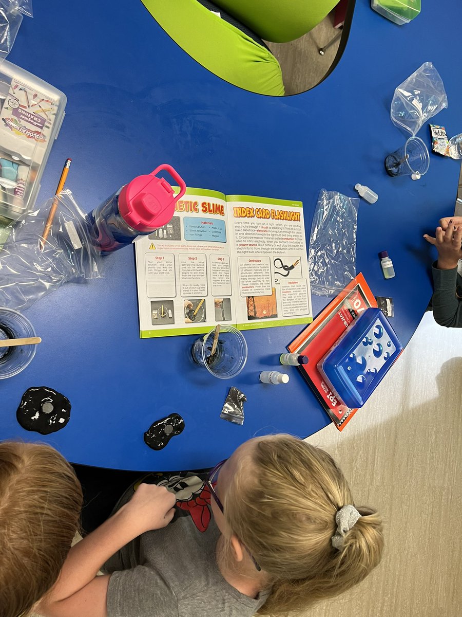 We had the best time making magnetic slime! The students were so engaged and excited while learning and experimenting with magnets. <a href="/rucoschools/">Rutherford County Schools</a> <a href="/elizabethdavis/">Liz Davis</a>
