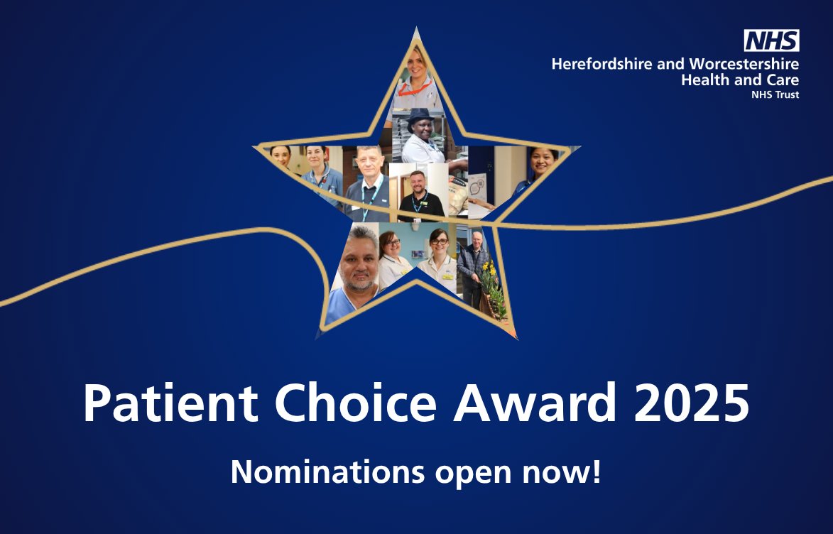 Nominations are now open for our Patient Choice Award! ✨

If you or your loved ones have received outstanding care from local mental health and community NHS services, we want to hear from you.

Submit your nomination by Friday 18 July - hacw.nhs.uk/patientchoice2…