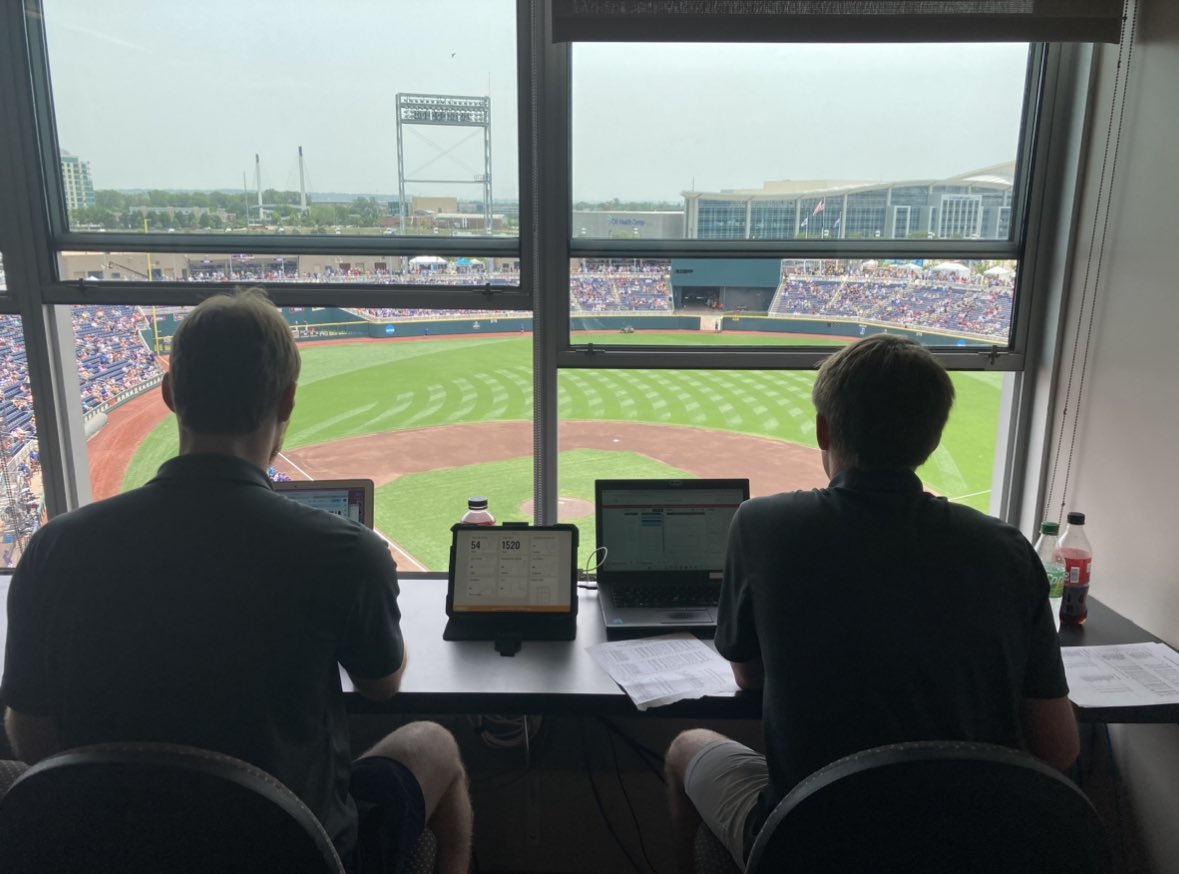 CreightonBAT's tweet image. This year will be CBAT's fourth season partnering with the NCAA and Trackman to provide metrics and analytics for the Men's College World Series.
For those attending, welcome back to our home! For those elsewhere, we're excited to bring you a slice of Omaha wherever you may be
