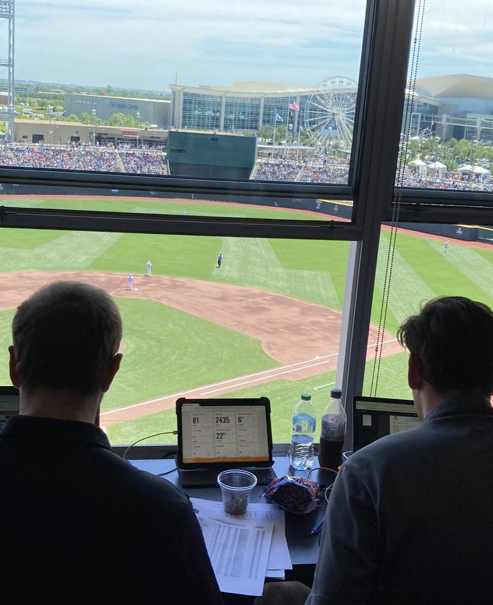 CreightonBAT's tweet image. This year will be CBAT's fourth season partnering with the NCAA and Trackman to provide metrics and analytics for the Men's College World Series.
For those attending, welcome back to our home! For those elsewhere, we're excited to bring you a slice of Omaha wherever you may be