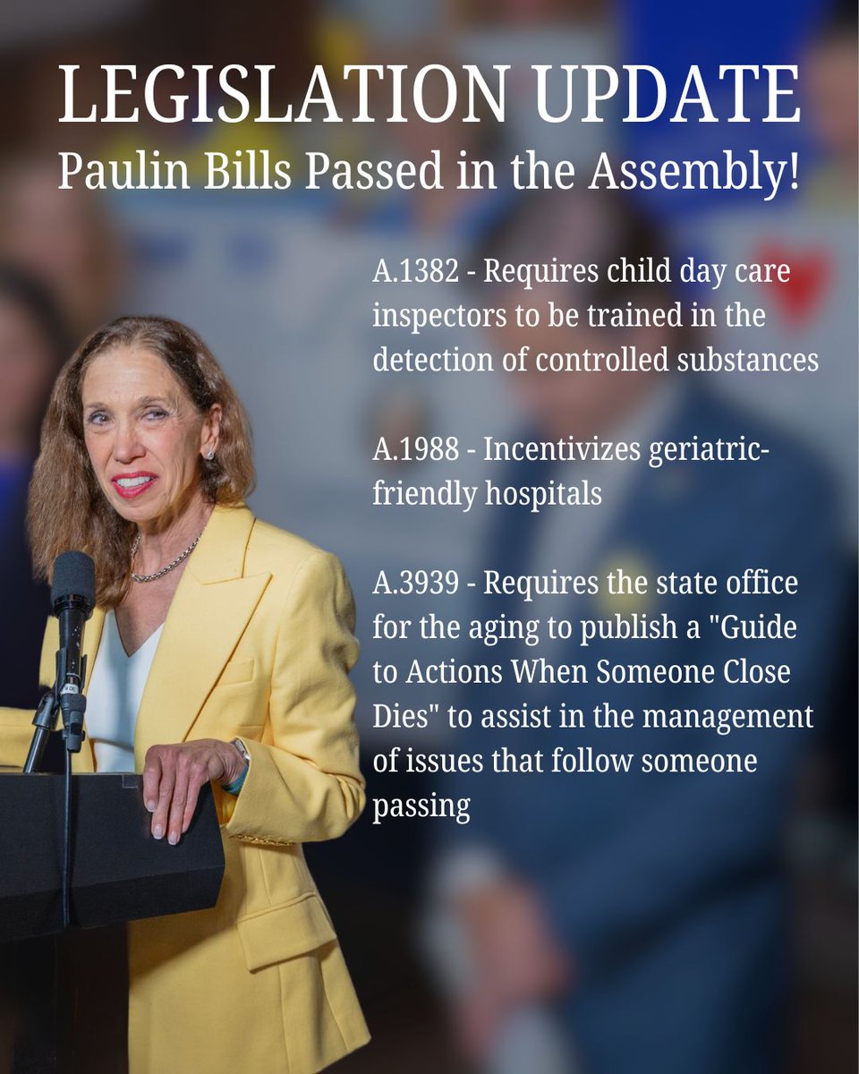 AmyPaulin's tweet image. Good news from Albany - more of my bills have passed in the Assembly! 🎯