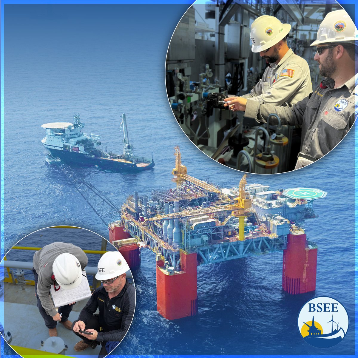 🚨 MAJOR MILESTONE for American Energy
BSEE completed its first pre-production inspection of the Beacon Shenandoah HPHT facility in the Gulf of America—advancing U.S. Energy Dominance under President Trump’s agenda.
👉 Learn more about BSEE here: ow.ly/5vBt50W995l