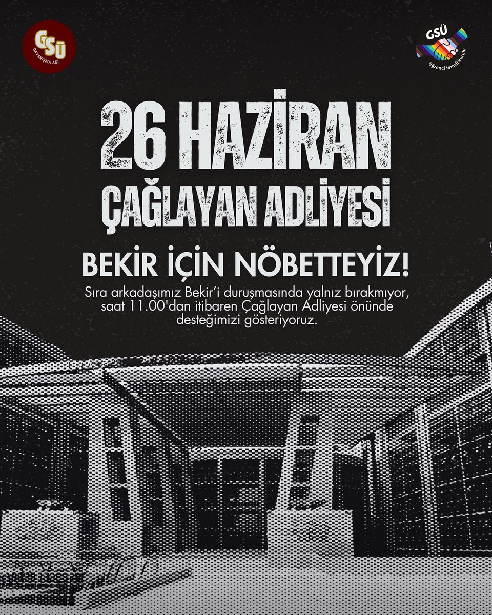 26 haziran'da bekir için çağlayan'dayız!