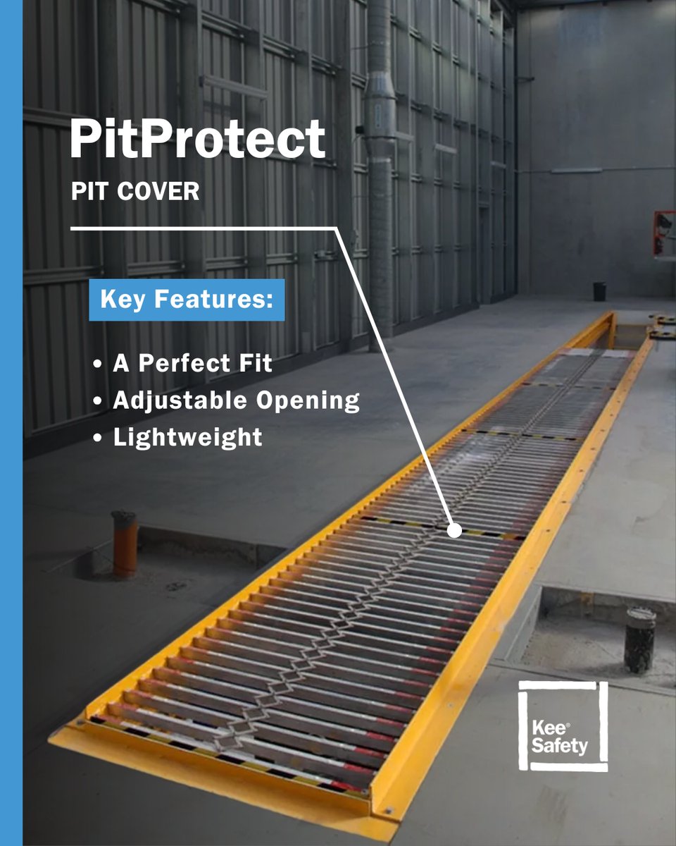 KeeSafety_CA's tweet image. The PitProtect is a lightweight concertina inspection pit cover. It has been created to safeguard open pits and is designed to be robust, adjustable and quick and easy to deploy. Learn more: keesafety.ca/platforms-walk…

#KeeSafety #PitProtect #PitCover #InspectionPitCover