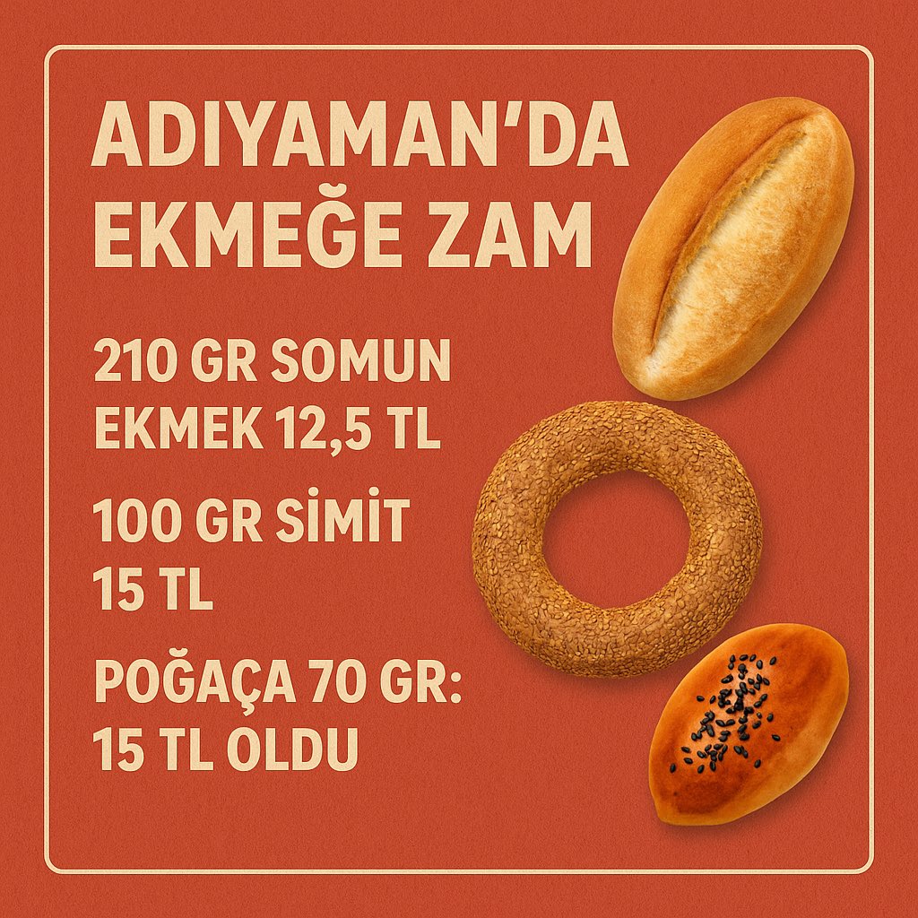 Adıyaman’da ekmeğe zam..
#adıyaman #ekmek #zam