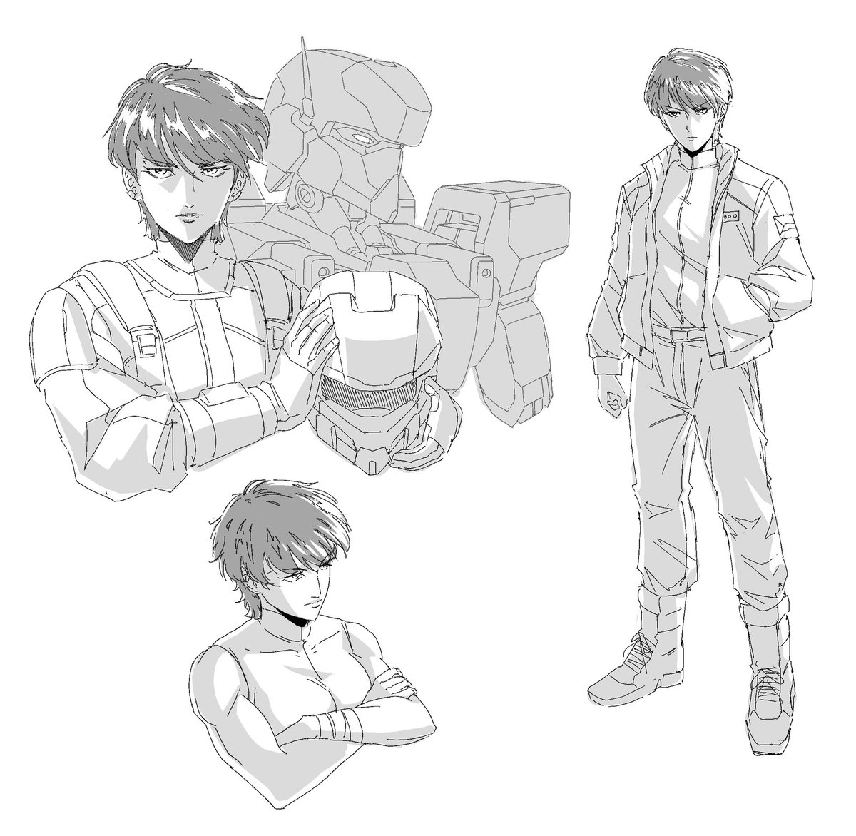 DudedrawsJ's tweet image. Her name is Lane. His name is Roy.