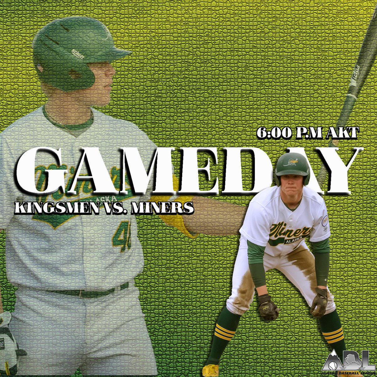Mat-Su Miners (@ablminers) on Twitter photo Tonight's game is a 7-inning exhibition against Kingsmen Baseball at Hermon Brothers Field.
Game time 6pm, gate opens at 5.
Broadcasters <a href="/LandonStilz/">Landon Stilz</a> and <a href="/DylanVanderveen/">dylan vanderveen</a> livestream youtube.com/@matsuminersba…
Thanks to today's sponsor, NAPA Alaskan Auto!
Image by <a href="/LandonStilz/">Landon Stilz</a> Tonight's game is a 7-inning exhibition against Kingsmen Baseball at Hermon Brothers Field.
Game time 6pm, gate opens at 5.
Broadcasters <a href="/LandonStilz/">Landon Stilz</a> and <a href="/DylanVanderveen/">dylan vanderveen</a> livestream youtube.com/@matsuminersba…
Thanks to today's sponsor, NAPA Alaskan Auto!
Image by <a href="/LandonStilz/">Landon Stilz</a>