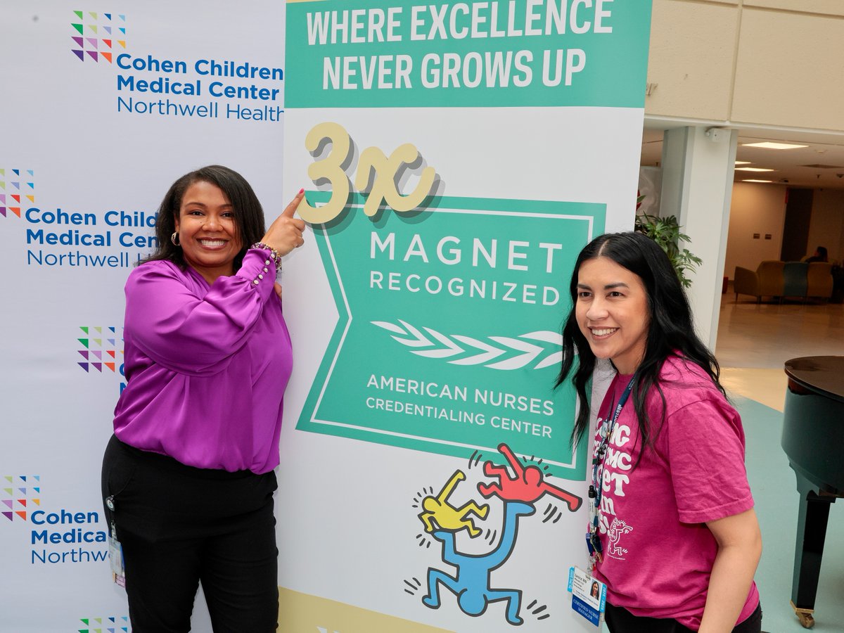 🎉 Three-peat complete! 🎉 Cohen Children’s has earned its 3rd consecutive Magnet designation — the gold standard for nursing excellence. 💜

“Magnet recognition is a testament to our nurses’ dedication to world-class care,” said Dr. Charles Schleien.

🔗 bit.ly/45Fhw51