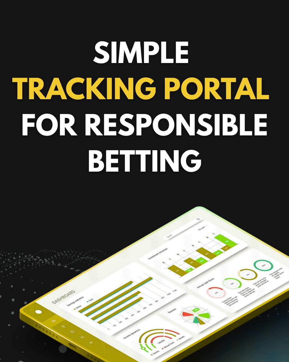 edgeboostbets's tweet image. EDGE Boost offers a simple tracking portal for responsible betting!
