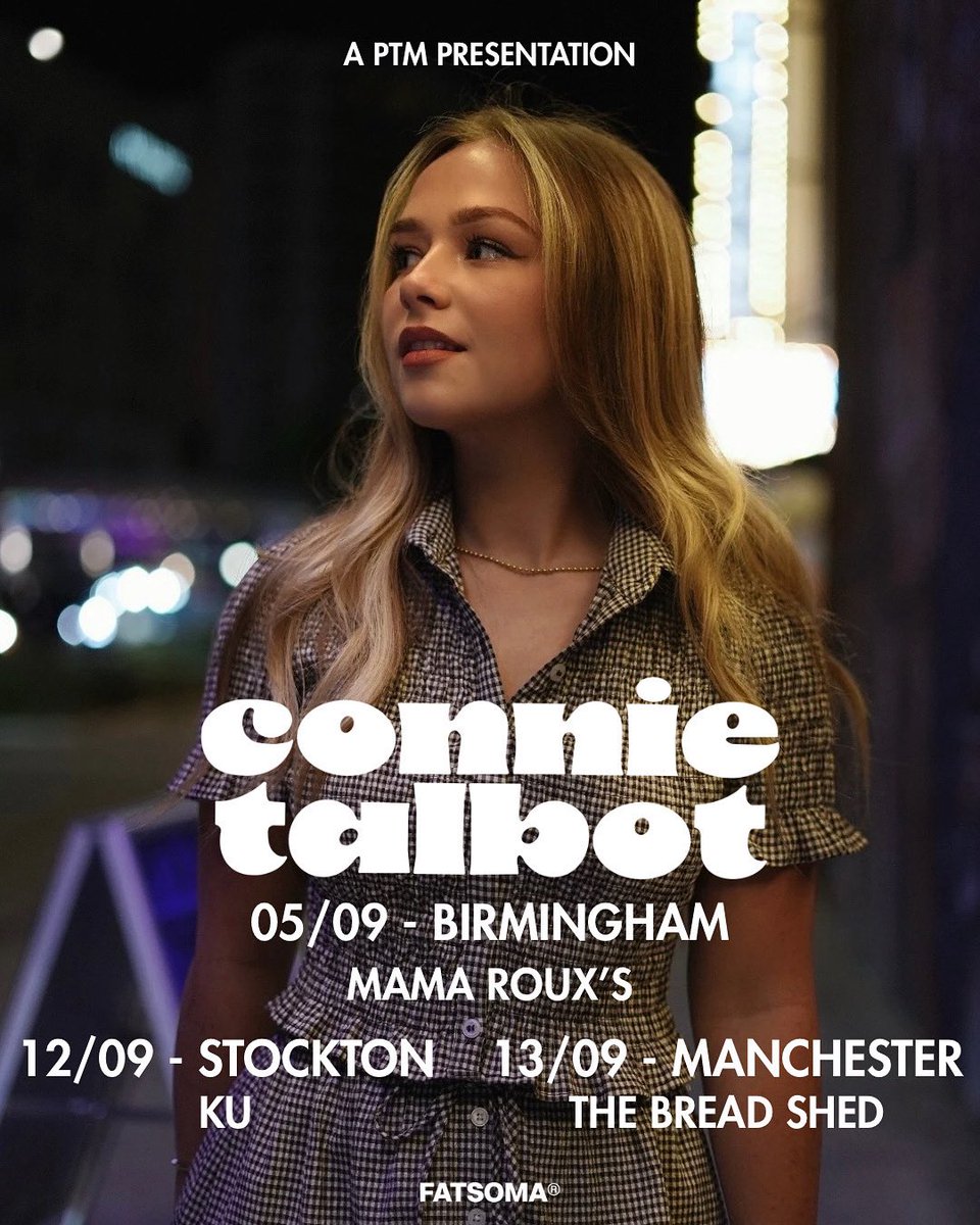 Stockton has been added to our tour!🥹 can’t wait to see you there! Tickets for Birmingham, Manchester and Stockton now available. Link below… thank you for your lovely support 🥰

linktr.ee/ConnieTour?utm…