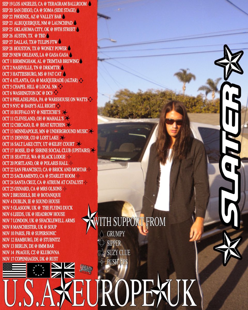 ESI 2 world tour tickets are available now ❤️‍🔥

laylo.com/slatervv/m/smK…