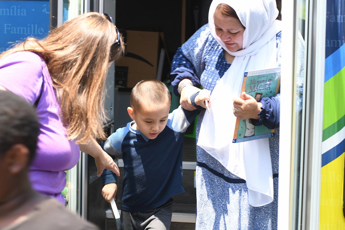 The HCPS Division of Family and Community Engagement is hitting the road again for the 2025 FACE Summer Tour! The tour was at Woodman West apts. Thursday, bringing games, books, giveaways, school supplies, resources — and friendly chickens! Schedule: henricoschools.us/page/family-an….