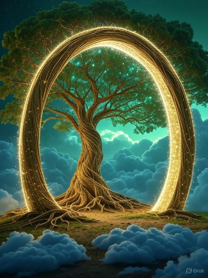 dougmeridian's tweet image. 🌿✨ Step into the Aetherial Crossing! A radiant portal of golden vines and shimmering clouds links the Verdant Enclave and Skyborne realm at twilight. Harmony awaits! 🌌 #AetherialCrossing #ElementalMagic #UnityInNature
Don&apos;t miss out—follow him at…