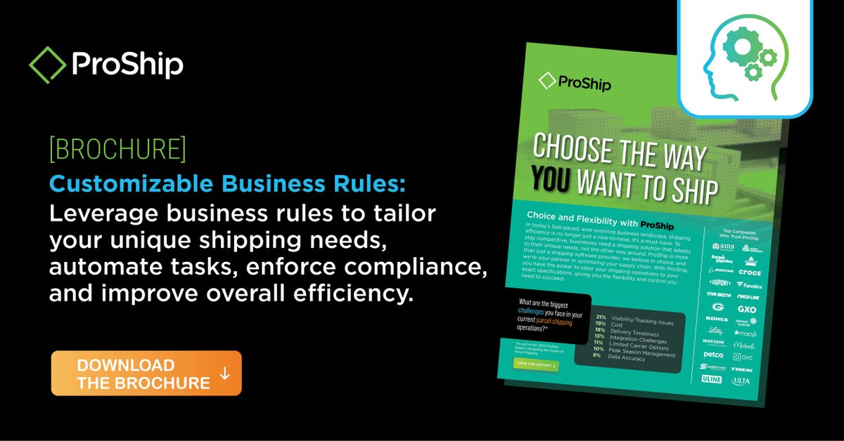 🏆📦 Leading #shipping operations rely on software that adapts. ProShip gives you full control with customizable business rules to automate tasks, enforce compliance, and boost efficiency. Discover shipping software built for your needs. ⚙️ Learn more ➡️ bit.ly/4ghPXAz