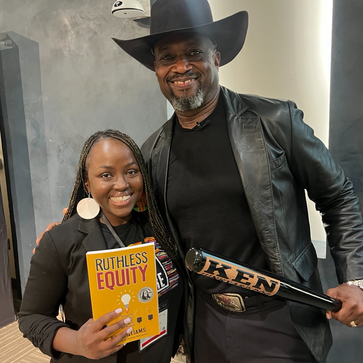 Met Ruthless Equity warrior and MCPS Eng Department Head, Rosie Justilien at the BOND Conference in MD!