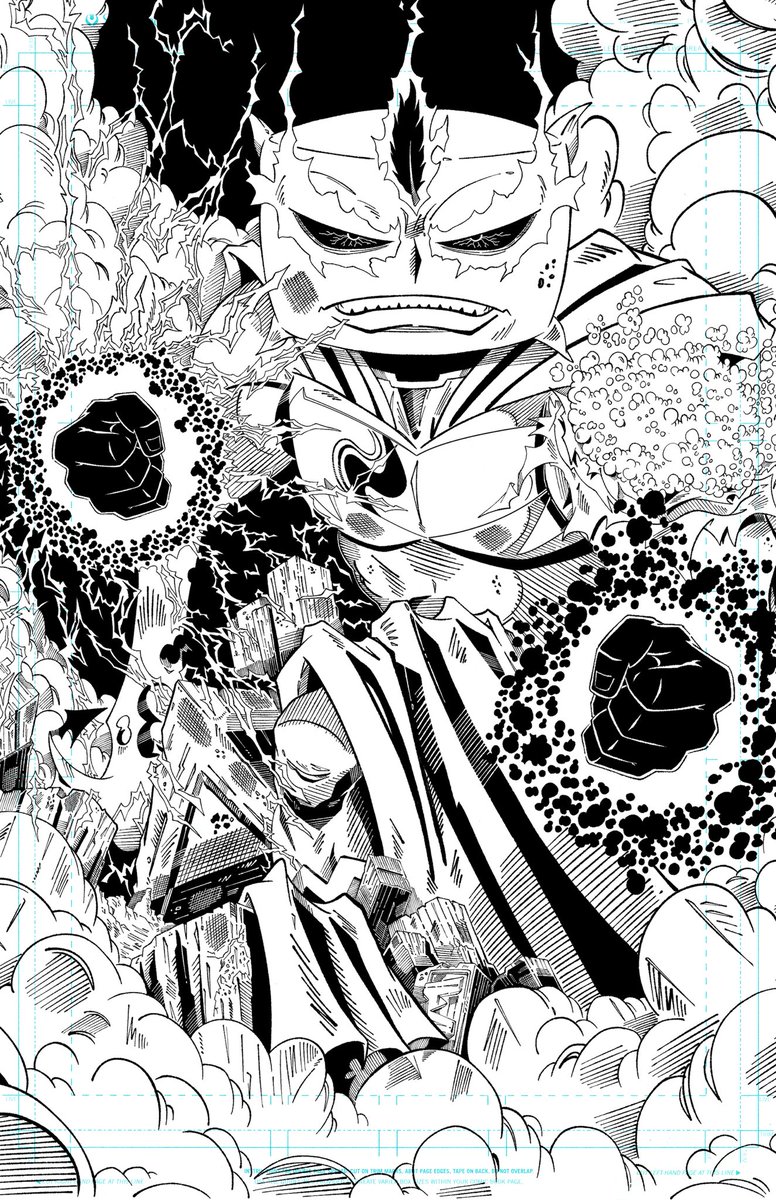 Variant cover that will be used on our crowdfunding campaign for The Continuing Adventures of Pillowman and Blanketboy issue 2!
Battle damaged Pillowman.