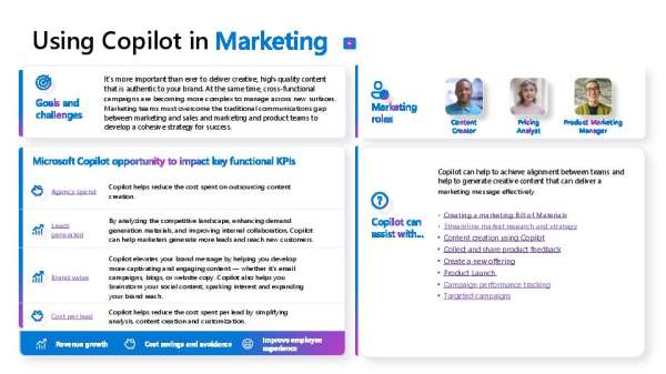 Marketers: Too much to do, not enough time? ⏰ Check out this infographic to see how Microsoft Copilot helps marketing leaders move faster and create smarter. stuf.in/bgj3r0