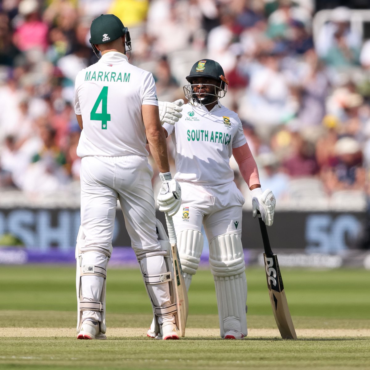 KNandd's tweet photo. One of the finest ton in recent times, by @AidenMarkram
A well-composed, much-needed century in the #WTCFinal2025 while chasing the target at Lord’s
equally comndble was the grit shown by an injured @TembaBavuma who played two crucial captain's knocks in both innings
#WTCFinal https://t.co/sMVtqCUoZe