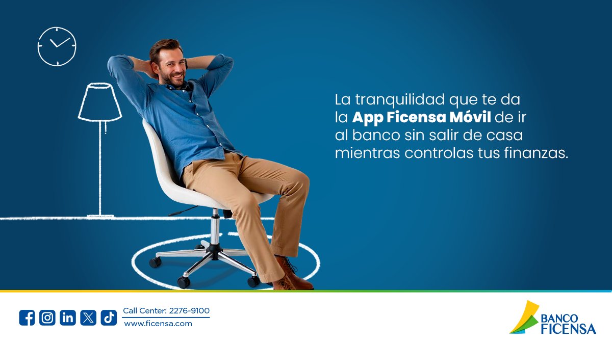 Desde el pago de servicios públicos hasta transferencias internacionales, gestiona tus movimientos bancarios sin salir de casa.​

Descarga la App Ficensa Móvil y controla tus finanzas en un solo lugar.​

#Ficensa #Banco #App #Finanzas