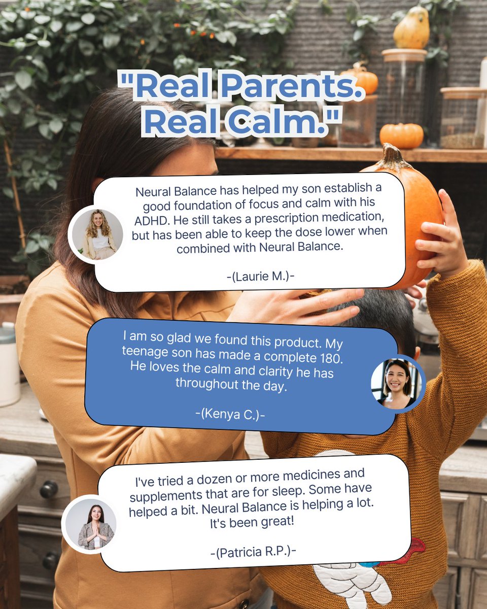 neural_balance's tweet image. Results worth sharing. 📷 

Every  parent hopes for peace in their home. Kenya found it—and so have  thousands of others using Neural Balance to support calm, focus, and  better rest.

📷 Created for families navigating ADHD, autism, and sensory challenges—naturally.

📷 Tap…