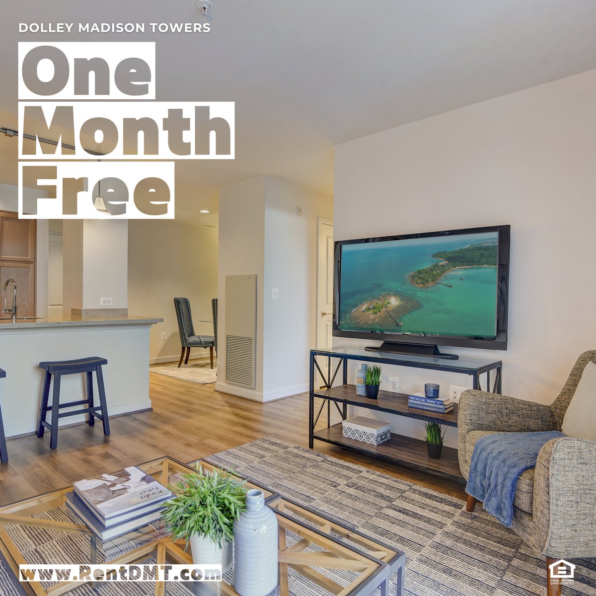 ✨ New beginnings await. Enjoy your first month rent-free. Limited time only! This offer is valid on select modernized 1, 2, &amp; 3 bedroom units. Contact our leasing office to a schedule your tour of Dolley Madison Towers. 703-920-0400 | RentDMT.com #rentdittmar